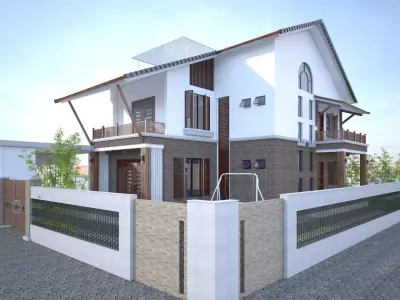 Nice Villa House 3D model