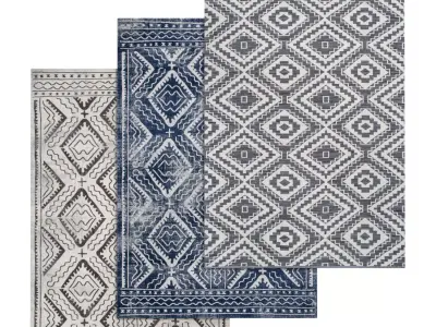 Rug Set 1593 3D model