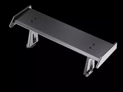 Spoiler carbon industrial part auto car  3D model