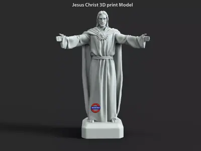 Jesus Christ vol3 statue for 3d print 3D print model