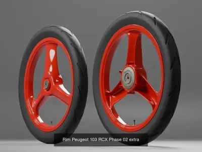 Peugeot 103 Ultimate 3D Model Collection 3D Model Pack