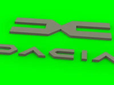 Dacia Logo 2021 3D print model