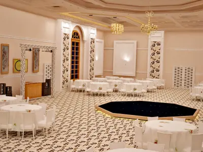 Wedding hall 3D model