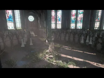 Abandoned Church - The Last of Us Environment Inspired 3D model