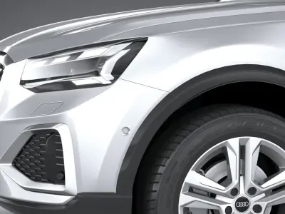 Audi Q2 2021 3D model