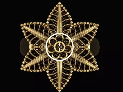  Minimalist Turkish Ring 3D print model