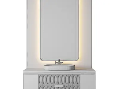 Luxury Bathroom 91 3D model
