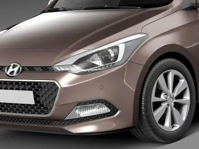Hyundai i20 2015 3D model