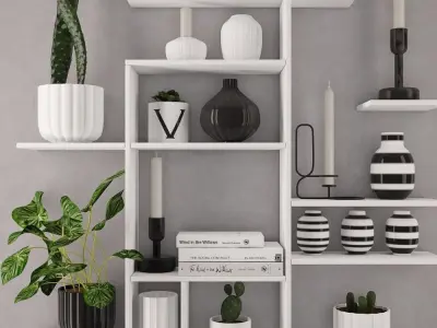 Shelving decoration  3D model