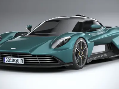 Aston Martin Valhalla 2022 3D model