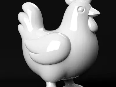 Chicken 3D print model