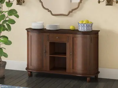 Bull Fitu Drawer Buffet Table 3D model