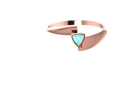 soliter ring 3D print model 3D print model