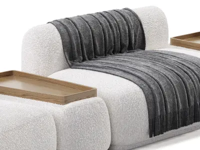  Rene SECTIONAL SOFA 3D model