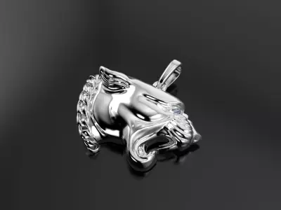 Magerit panthere pendant 3D print model