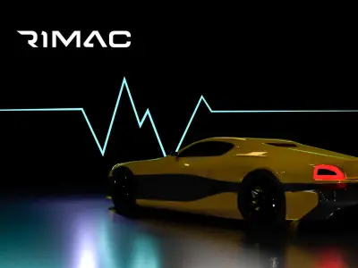 Rimac One Concept  Low-poly 3D model