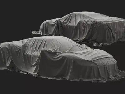 Sportcar Cover 01 3D model