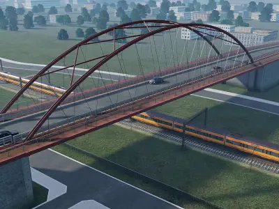 Arch Bridge 3D model