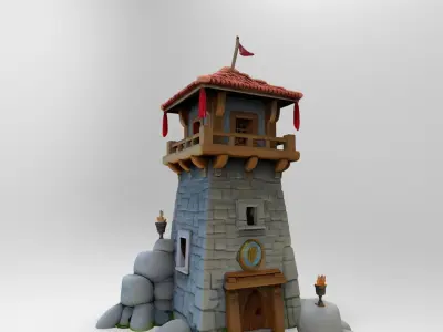 medieval monument  3D print model