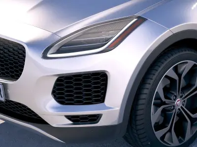 Jaguar E-Pace 2018 3D model