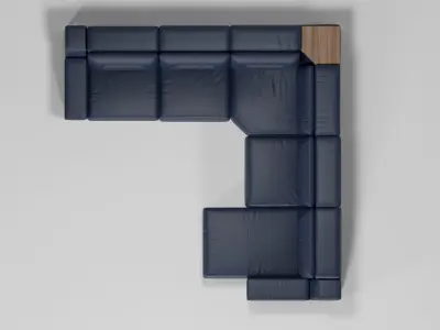 3D Palliser Apex Sectional Modules Low-poly 3D model