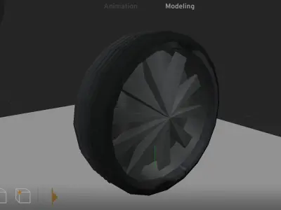 Car tire  3D model shop
