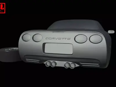 Chevrolet Corvette C5 Z06 2001-2004 3D print model