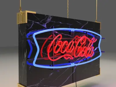 Neon sign 3D model