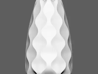 Geometric Flower Vase 3D print model