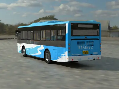 YUTONG ZK6105HNG2 bus 3D model