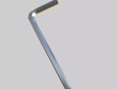 Allen Key Low-poly 3D model