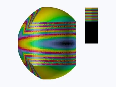 Low poly Gomboc spherical harmonic oscillator Free 3D model