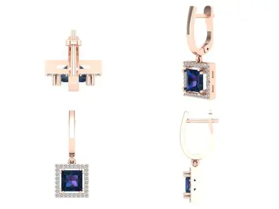 Earrings   od 1 3D print model