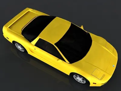Acura NSX 1997  Low-poly 3D model