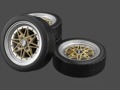 work wheels equip 3 3D model
