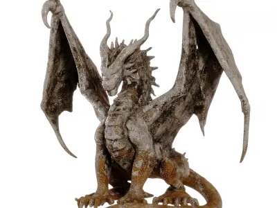 Statue of the Dragon  3D model