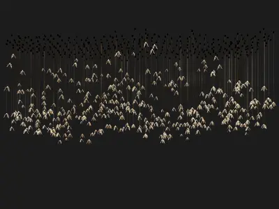Crystal Chandelier 3D model purchase