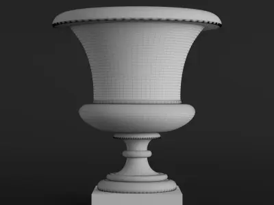Classic vase set 1 3D model