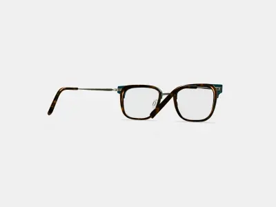 Tiago Eyeglasses in Layered Fiddle Leaf with Riesling 3D model