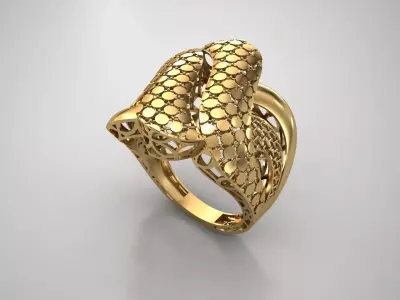 Carving ring 3D print model