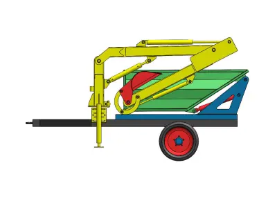 open drain cleaning machine Nala Man 3D model