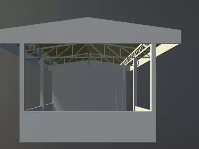 Simple building 2023-01 Free 3D model