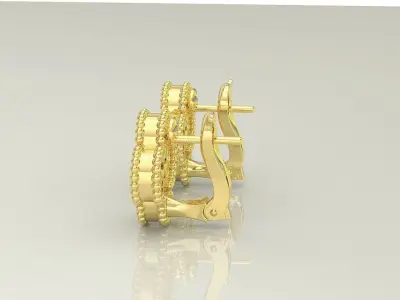 VC Earrings With gems 3D print model