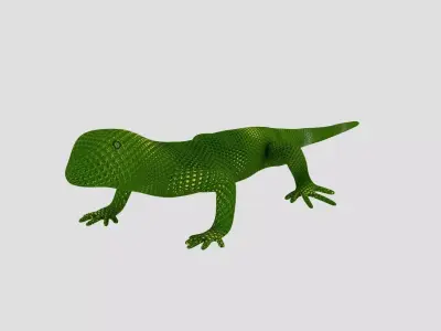 Reptile Lizard Low-poly 3D model