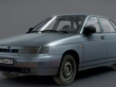 VAZ 2110 3D model   3D model