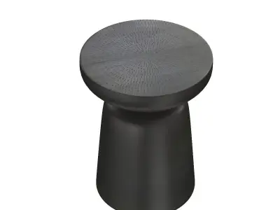 Arthur Accent Table Antique Zinc 3D model