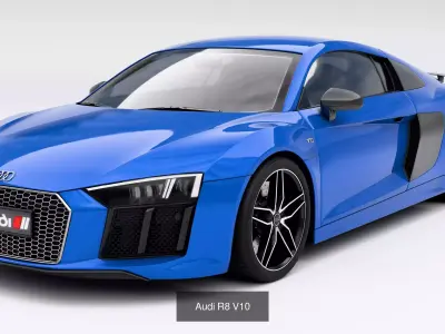 Audi Car Collection 3D Model Pack