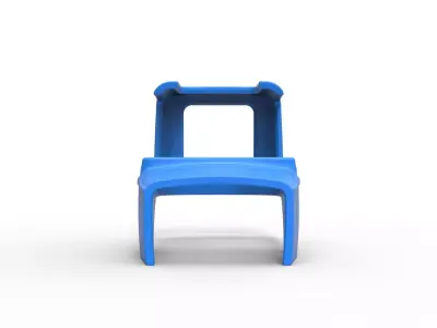 Shell of Vintage Supermodified stock car Version 3 Scale 1 to 25 3D print model