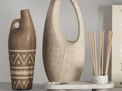 Decorative set03 3D model