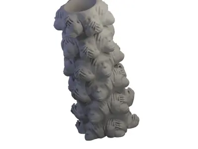 3 Wise Monkey 3D print model